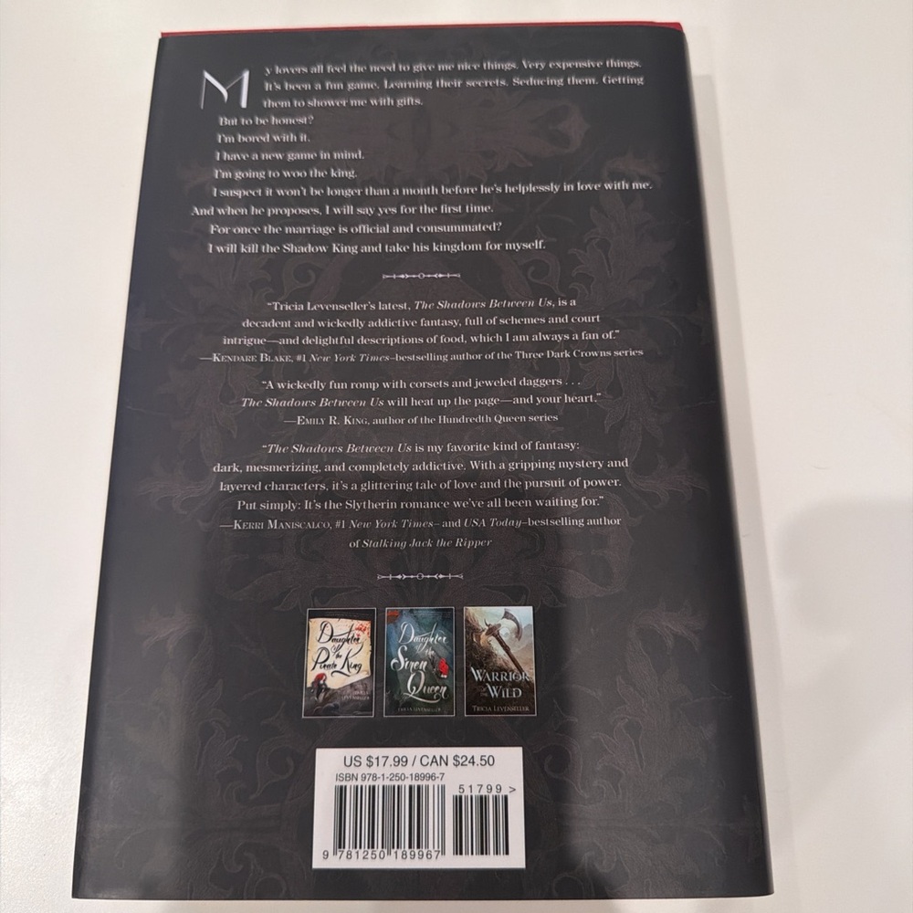 The Shadows Between Us by Tricia Levenseller - Hardcover - Picture 2 of 3